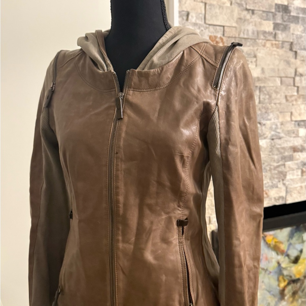 Brown Leather Women's Jacket
